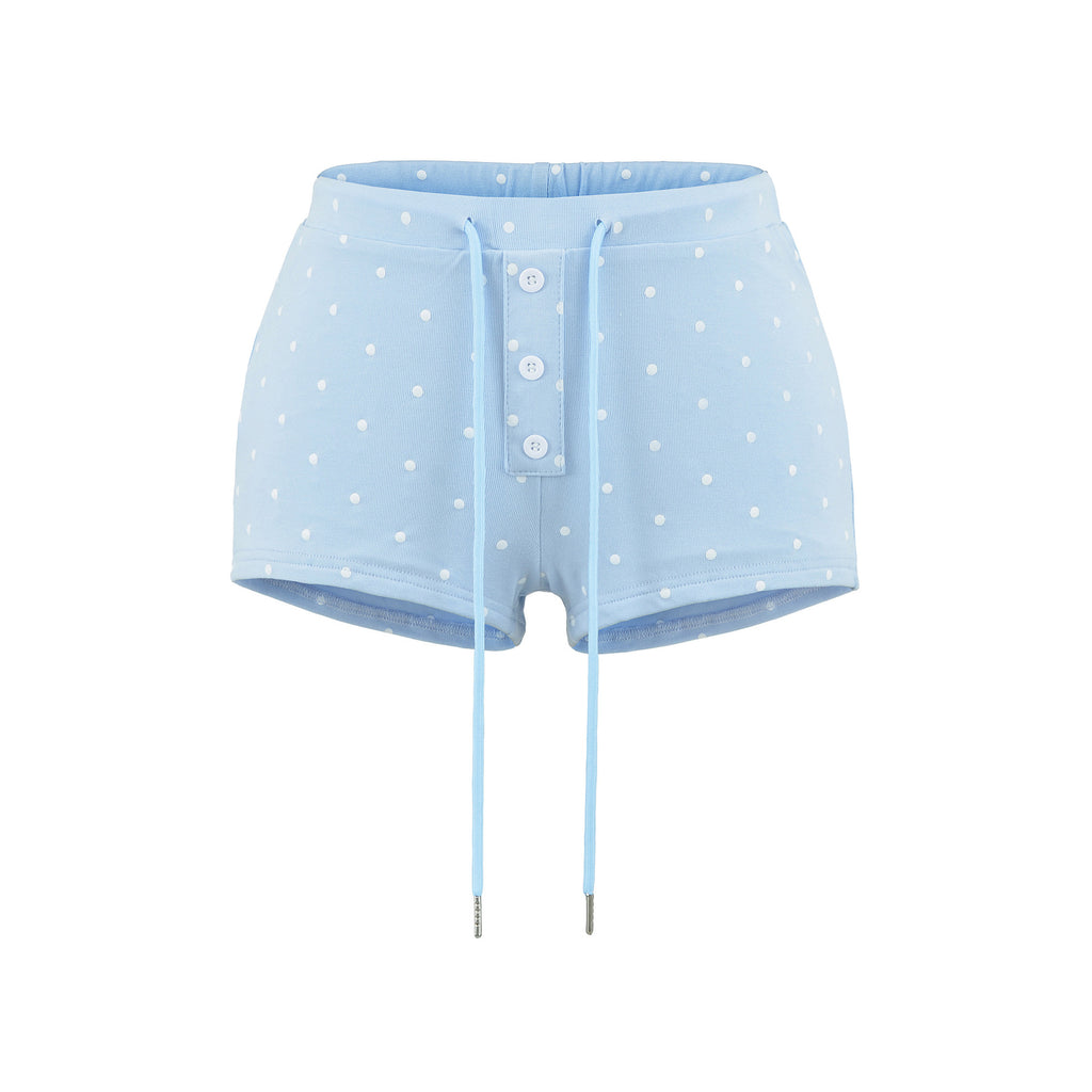 Elastic waist shorts for women