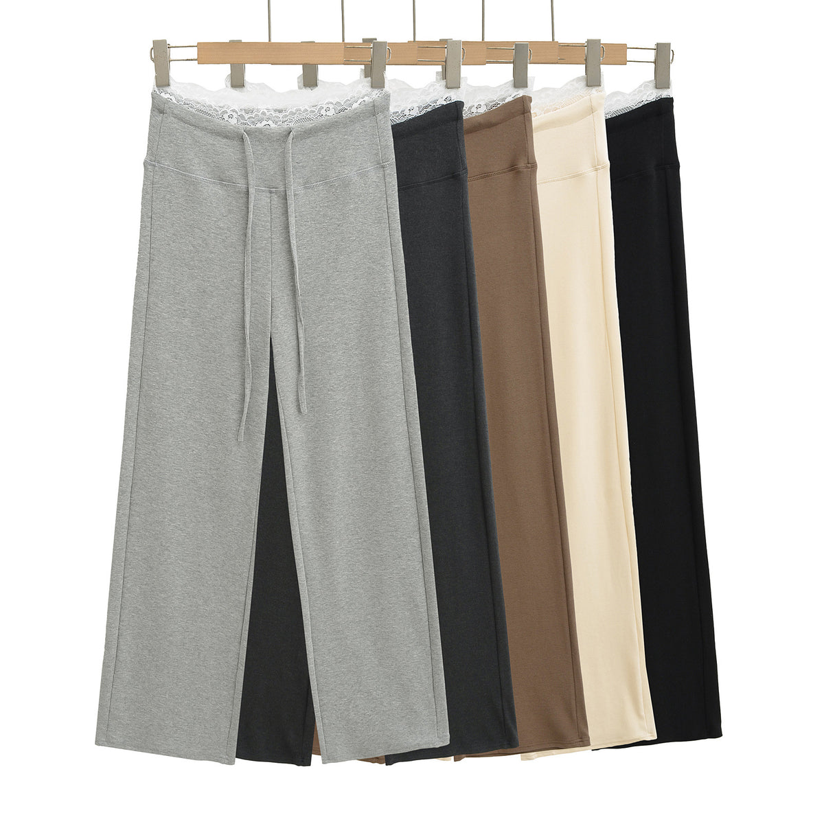Lace lace casual pants for women