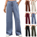 🎀✨ **Everyday Drawstring Wide-Leg Pants 🤍👖**
