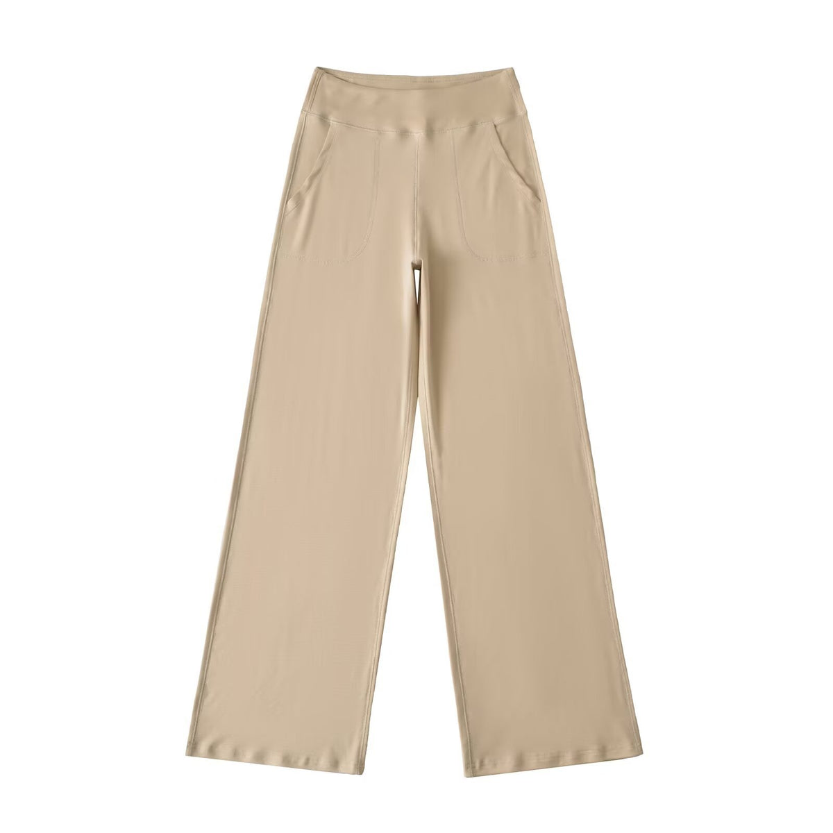 Straight casual wide leg pants for women