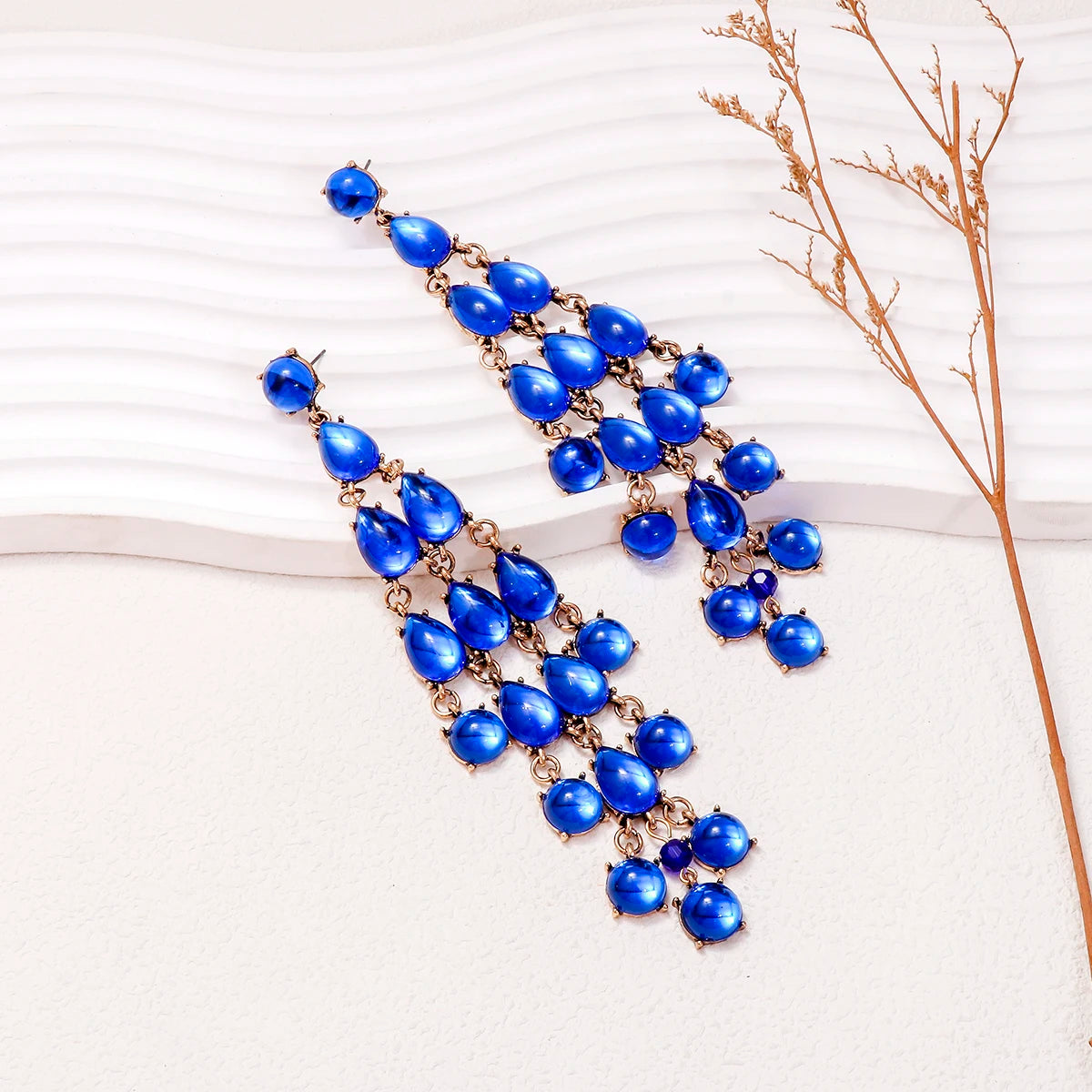 Earring New Resin Tassel Earrings for Women Jewelry