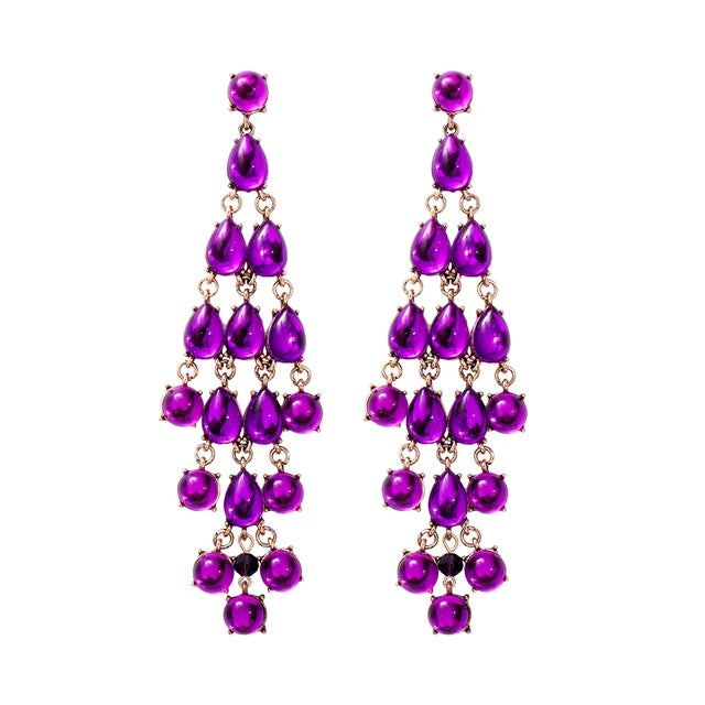 Earring New Resin Tassel Earrings for Women Jewelry