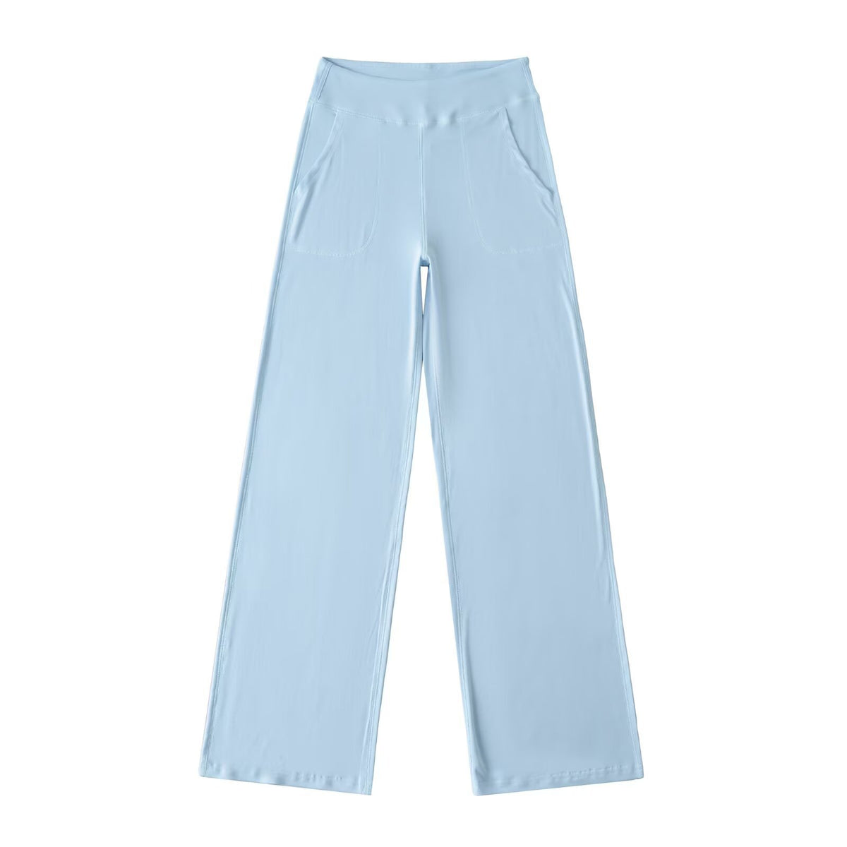 Straight casual wide leg pants for women