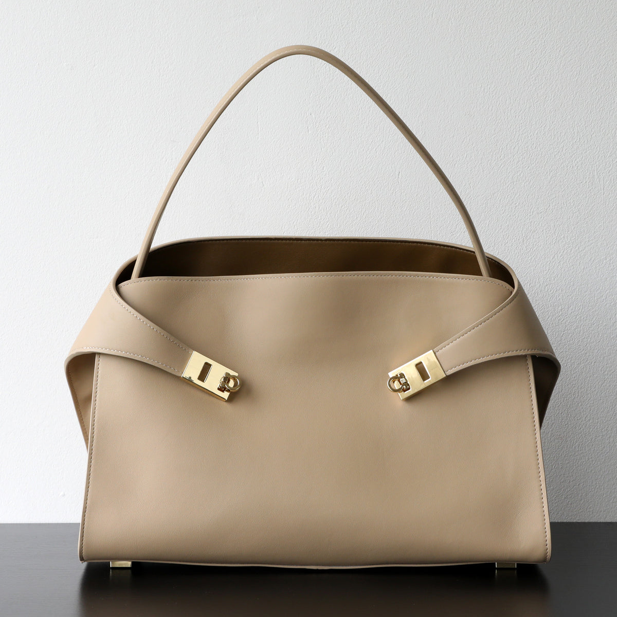 Luxury Genuine Leather Tote Bag for Women, Large Capacity, Top-Grain Cowhide, Handheld Shoulder Bag, HUG Style