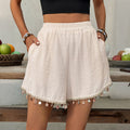 Shell lace shorts