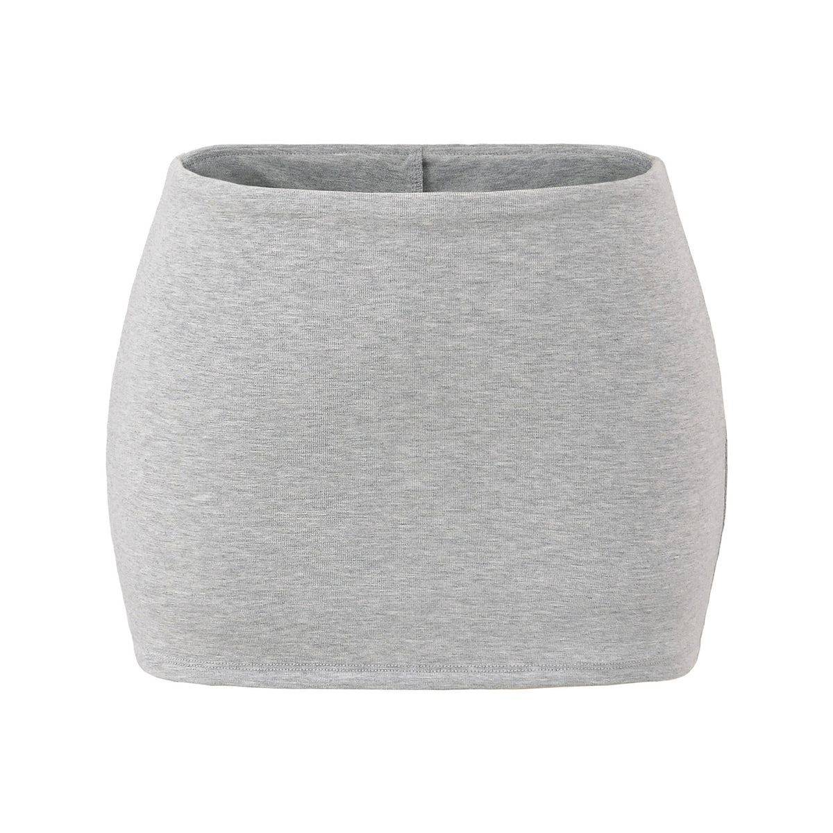 Bottom hugging low waist half skirt