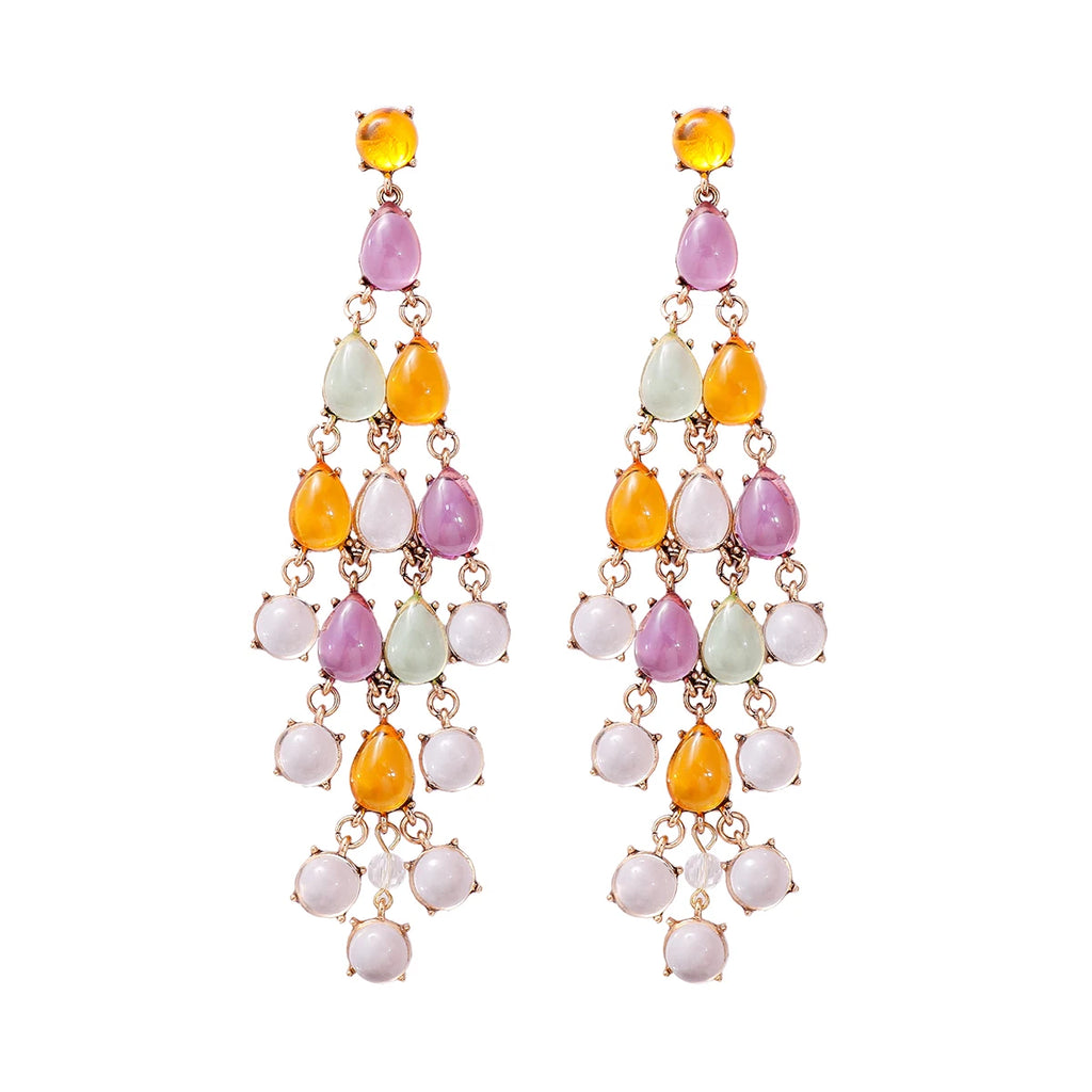 Earring New Resin Tassel Earrings for Women Jewelry
