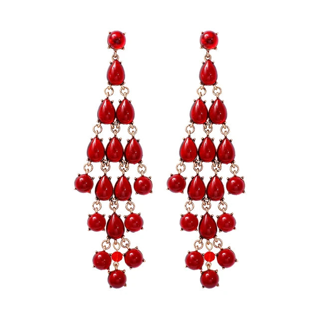Earring New Resin Tassel Earrings for Women Jewelry