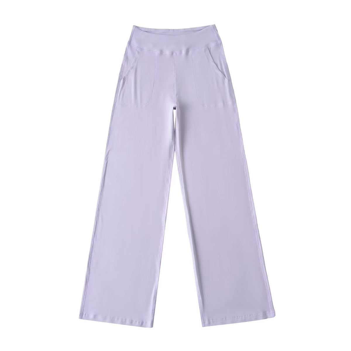 Straight casual wide leg pants for women