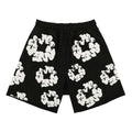 Men's Full Print Hip Hop High Street Casual Shorts Set