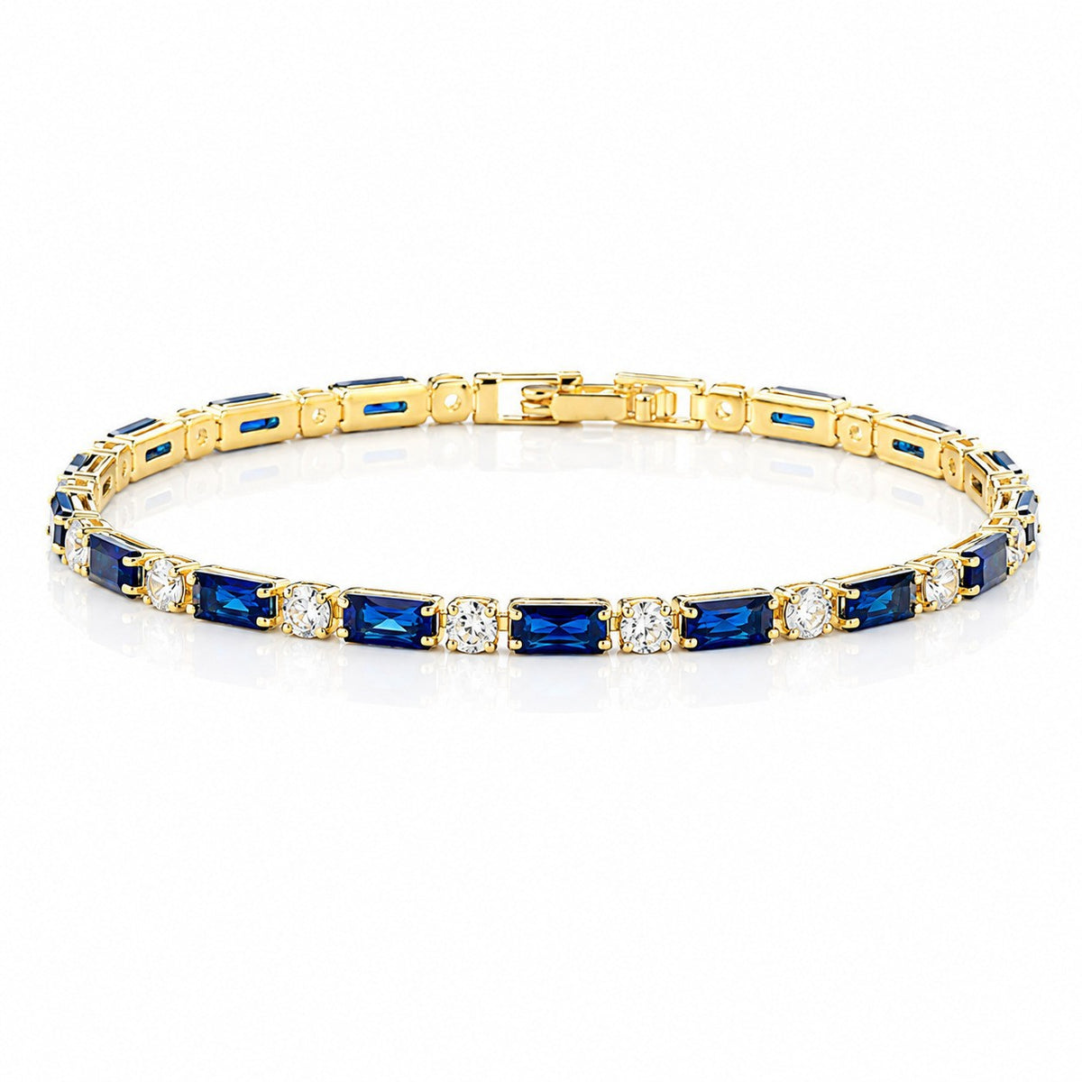 Hip Hop Tennis Zircon Chain Bracelet for Men and Women, Simple Fashion Jewelry