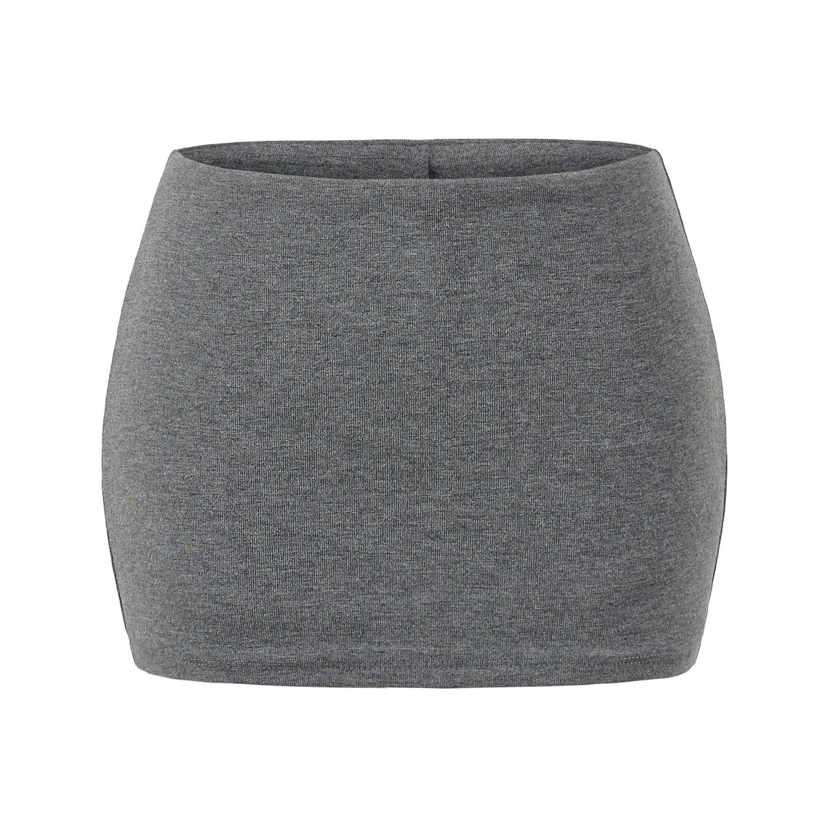 Bottom hugging low waist half skirt