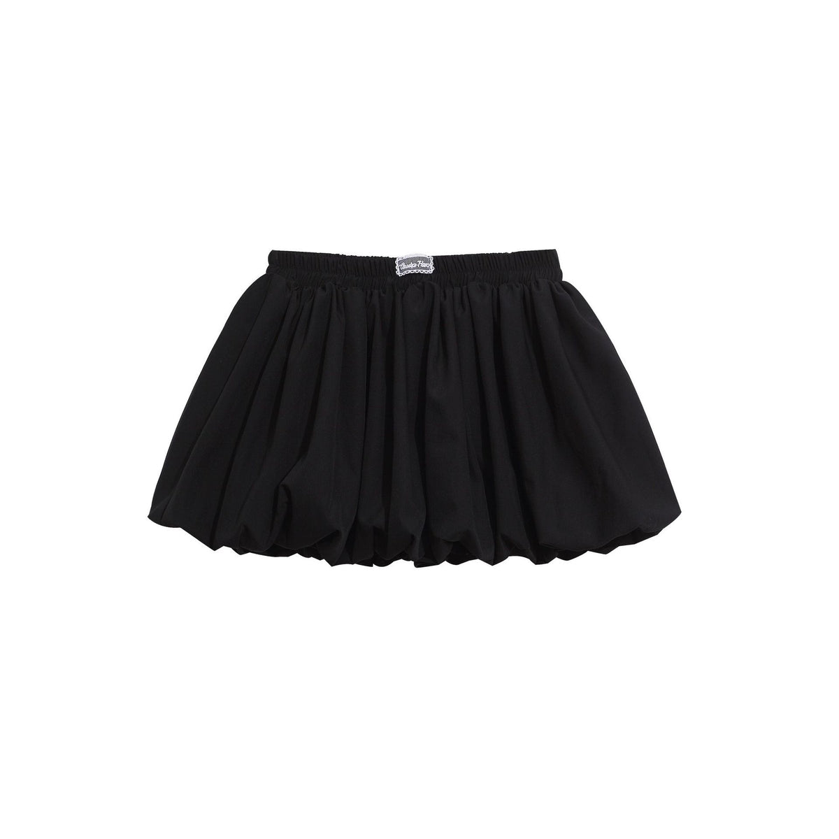 High-Waisted Peplum Puff Skirt Pants for Women Elastic Waist Slim-Fitting Short Skirt