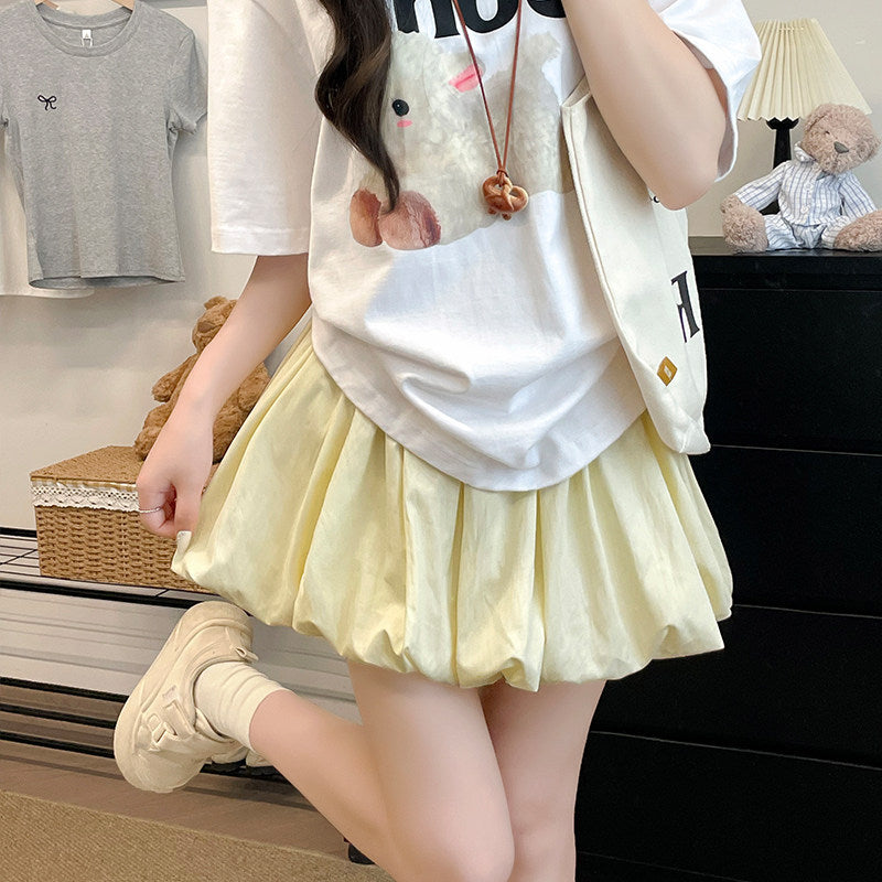 Puff Skirt Pants for Women