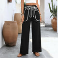 Loose straight leg pants for women