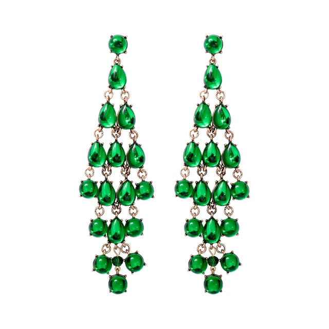 Earring New Resin Tassel Earrings for Women Jewelry