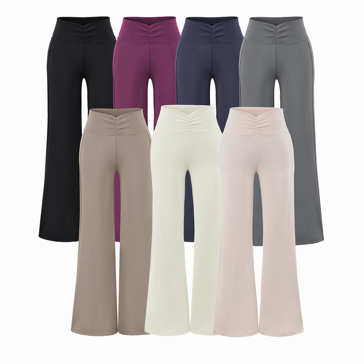 Wide legged long pants for women