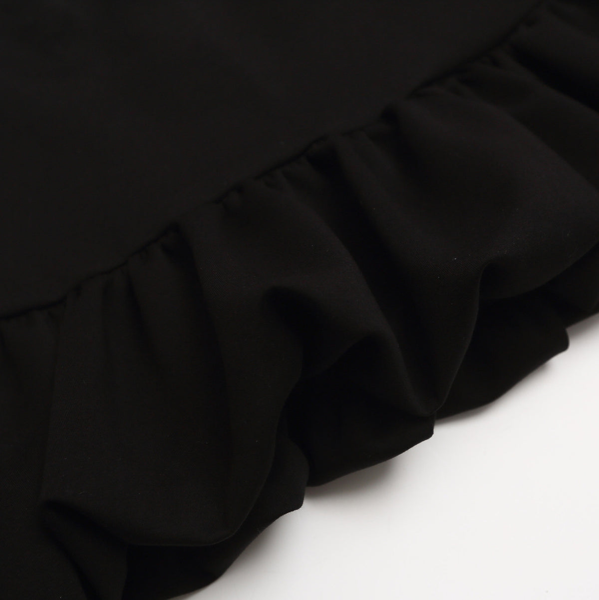 Black Bubble Skirt for Women High Waist Slimming Anti-Show Short Puffy A-Line Skirt