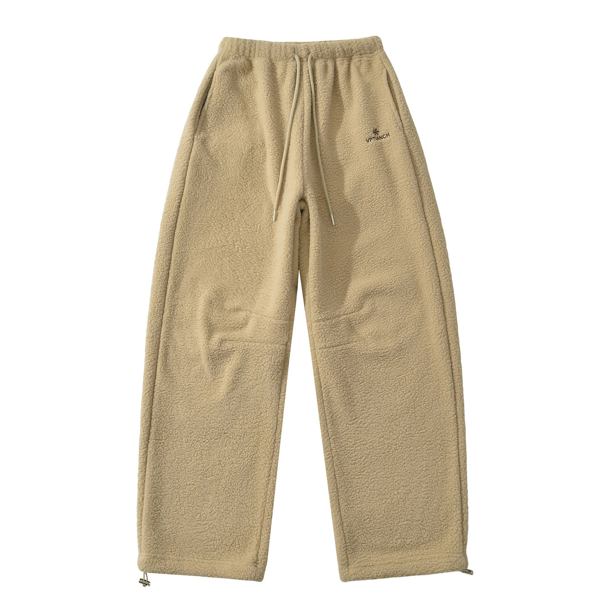 Shake fleece embroidered banana pants for women