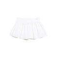 Letter Embellished Puff Skirt High Waist Loose Slimming Sweet Girl Chic Mini Skirt