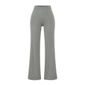 Threaded micro flared casual pants for women