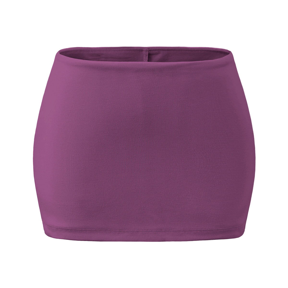 Bottom hugging low waist half skirt
