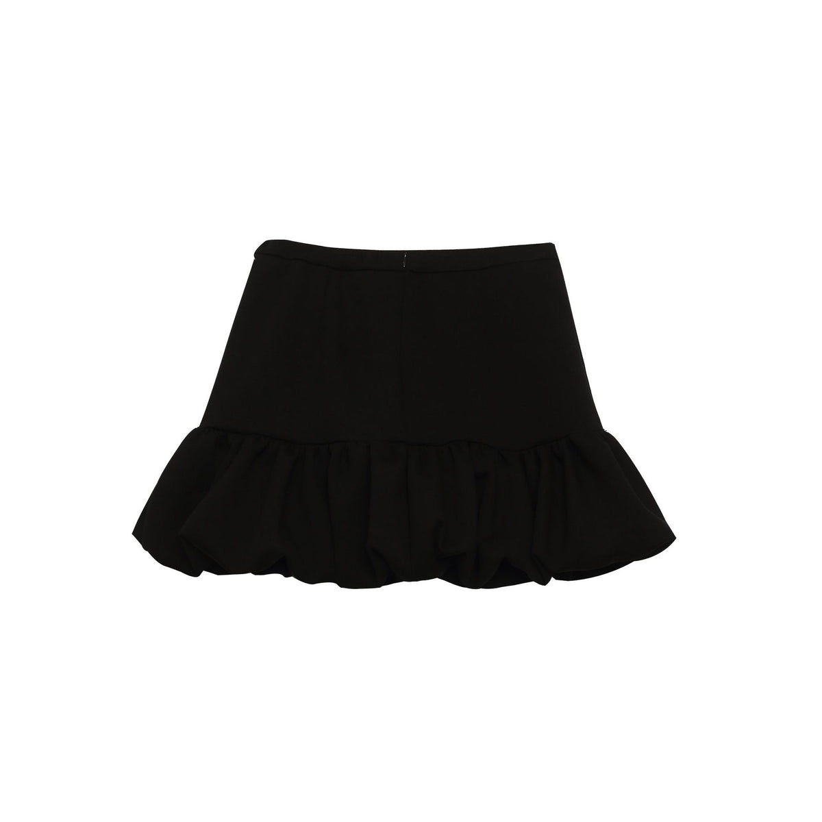 Black Bubble Skirt for Women High Waist Slimming Anti-Show Short Puffy A-Line Skirt