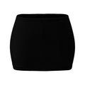Bottom hugging low waist half skirt