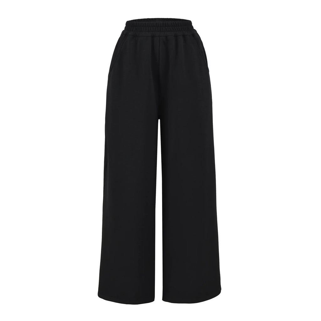 Low waist wide leg pants for women