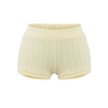 Elastic waist shorts for women