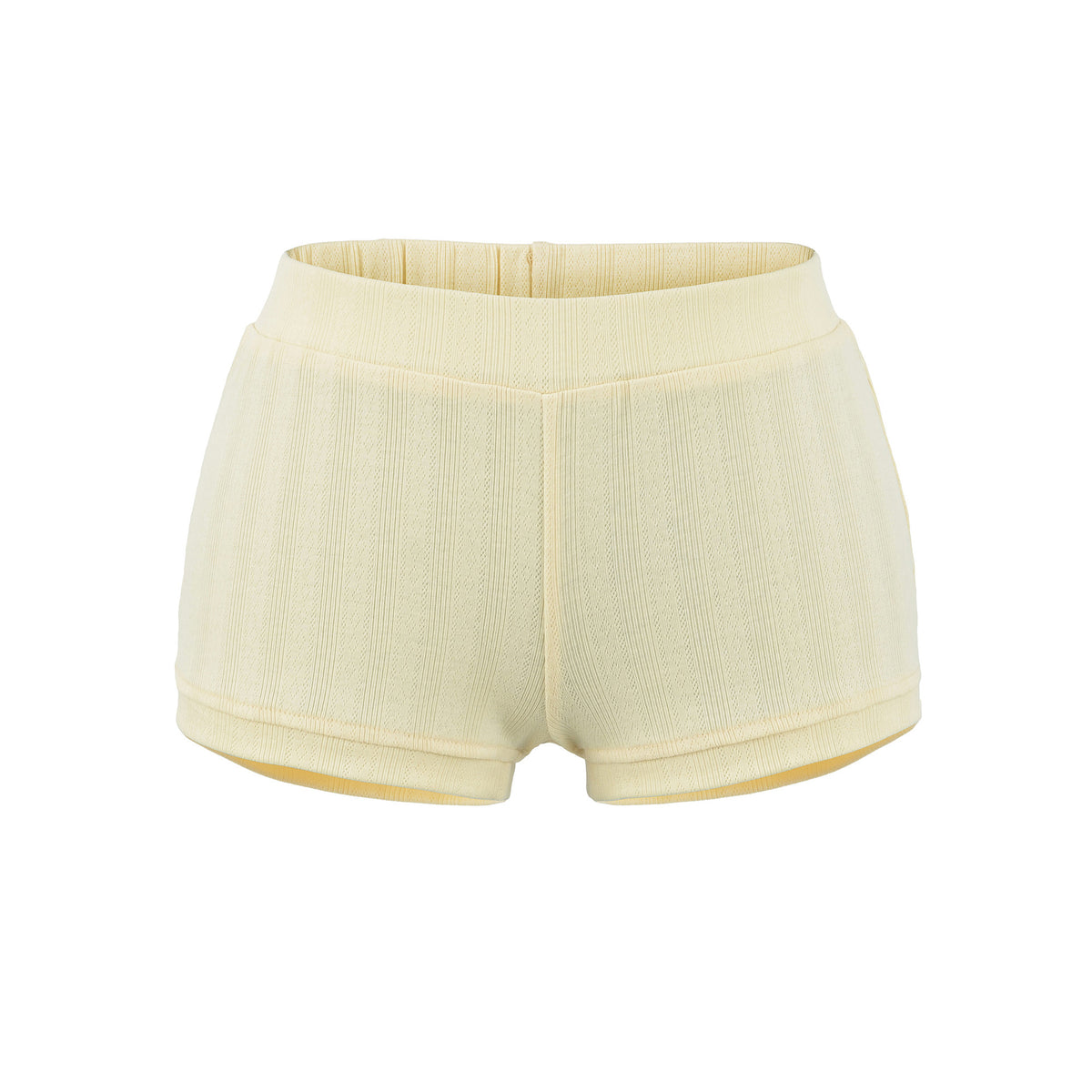 Elastic waist shorts for women