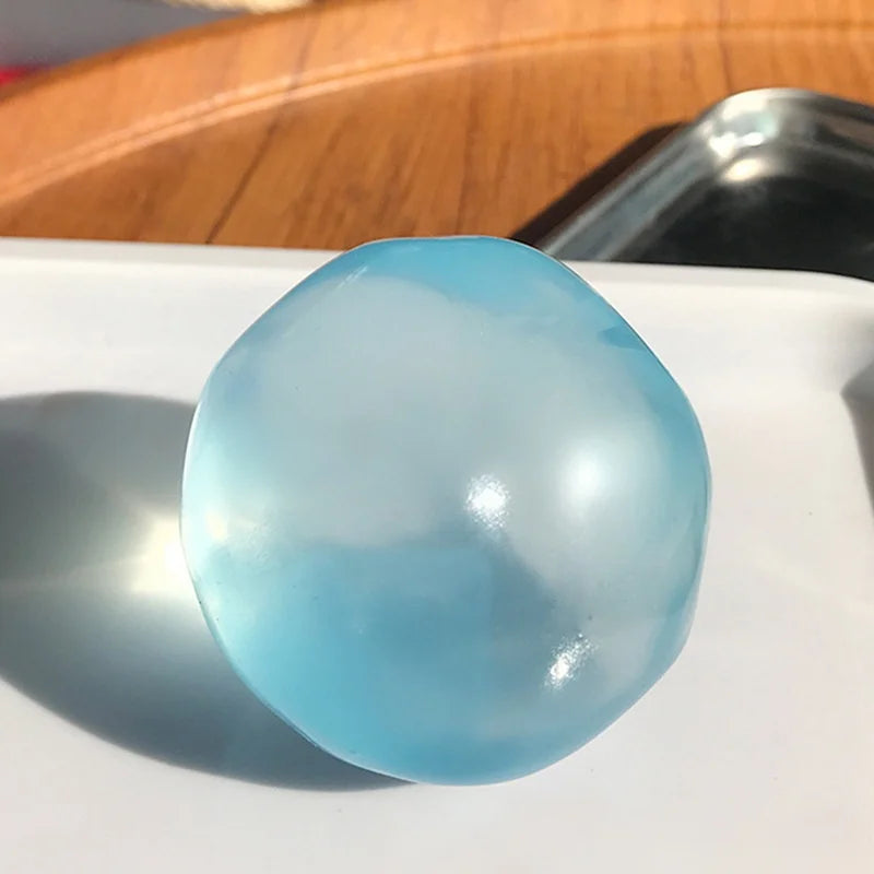 Squishy Plasticity Mochi Squeeze Toys Sensory Fidget Toys Transparent Coconut Oil  Squeeze Toy Stress Relief Sensory Toys Adults