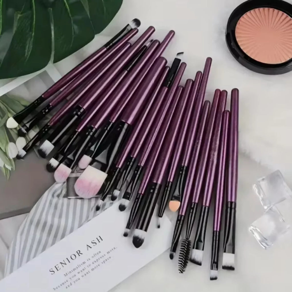 20Pcs Makeup Brush Set Eyeliner Brush Blending Brush Makeup Brushes for Cheeks Eye Cosmetic Foundation Brush Make Up Brushes Set
