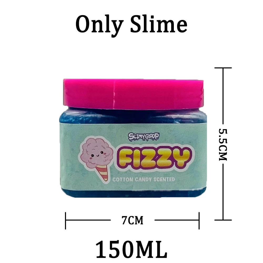 Slime 150ML Crystal Mud Safe, Non Toxic, Puzzle Relieving Toy for Children DTY Handmade Non Sticky Birthday Party Gift