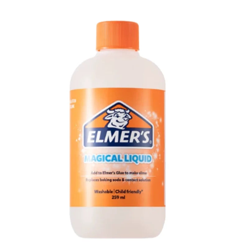 ELMER'S Magical Liquid Slime Activator Washable Clear Mixing Solution For DIY Slime Making Kids School Craft 259ml