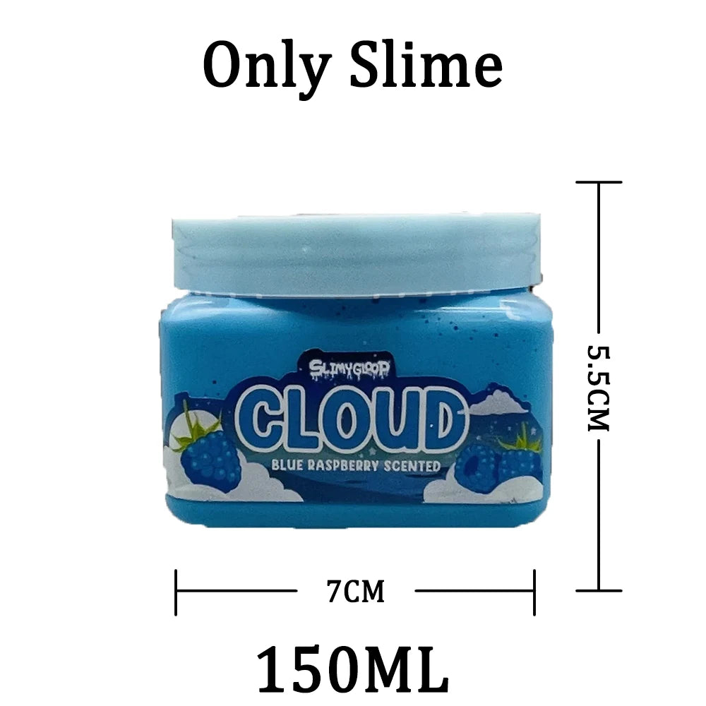 Slime 150ML Crystal Mud Safe, Non Toxic, Puzzle Relieving Toy for Children DTY Handmade Non Sticky Birthday Party Gift