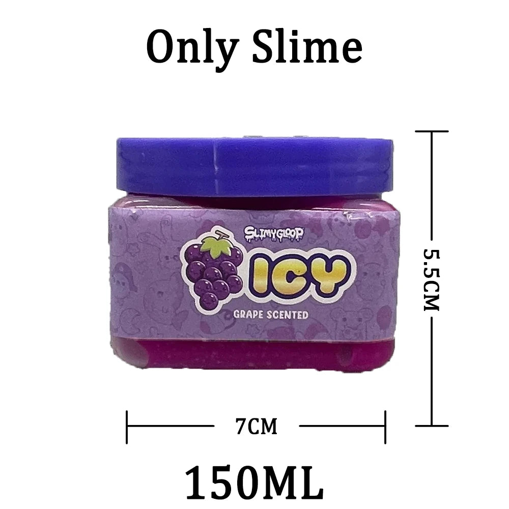 Slime 150ML Crystal Mud Safe, Non Toxic, Puzzle Relieving Toy for Children DTY Handmade Non Sticky Birthday Party Gift