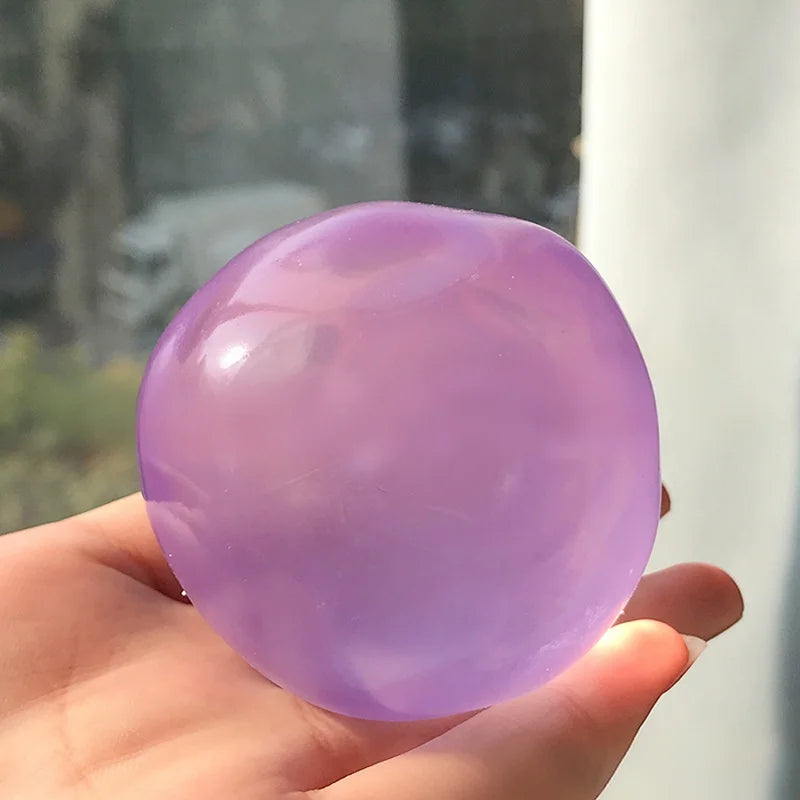 Squishy Plasticity Mochi Squeeze Toys Sensory Fidget Toys Transparent Coconut Oil  Squeeze Toy Stress Relief Sensory Toys Adults