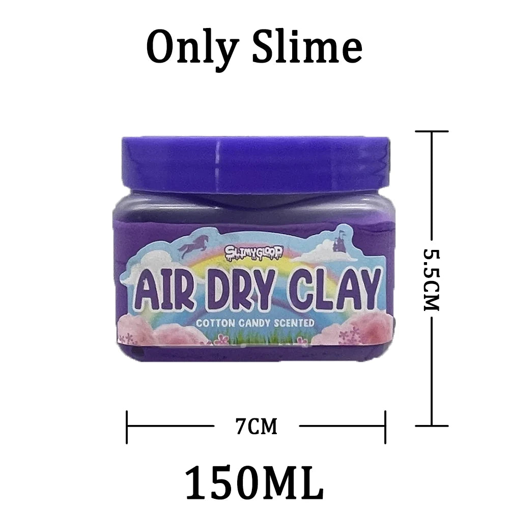 Slime 150ML Crystal Mud Safe, Non Toxic, Puzzle Relieving Toy for Children DTY Handmade Non Sticky Birthday Party Gift