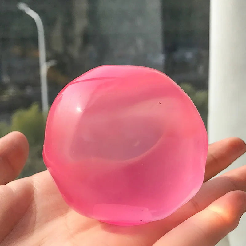 Squishy Plasticity Mochi Squeeze Toys Sensory Fidget Toys Transparent Coconut Oil  Squeeze Toy Stress Relief Sensory Toys Adults
