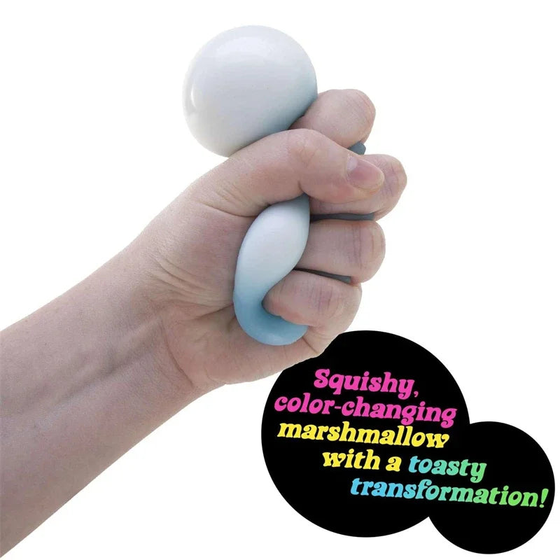 Needoh Mello Mallo Squishy UV Reactive Sun Color Changing Soft Stress Non-toxic Squeeze Anti Anxiety Stress Relief Fidget Toy