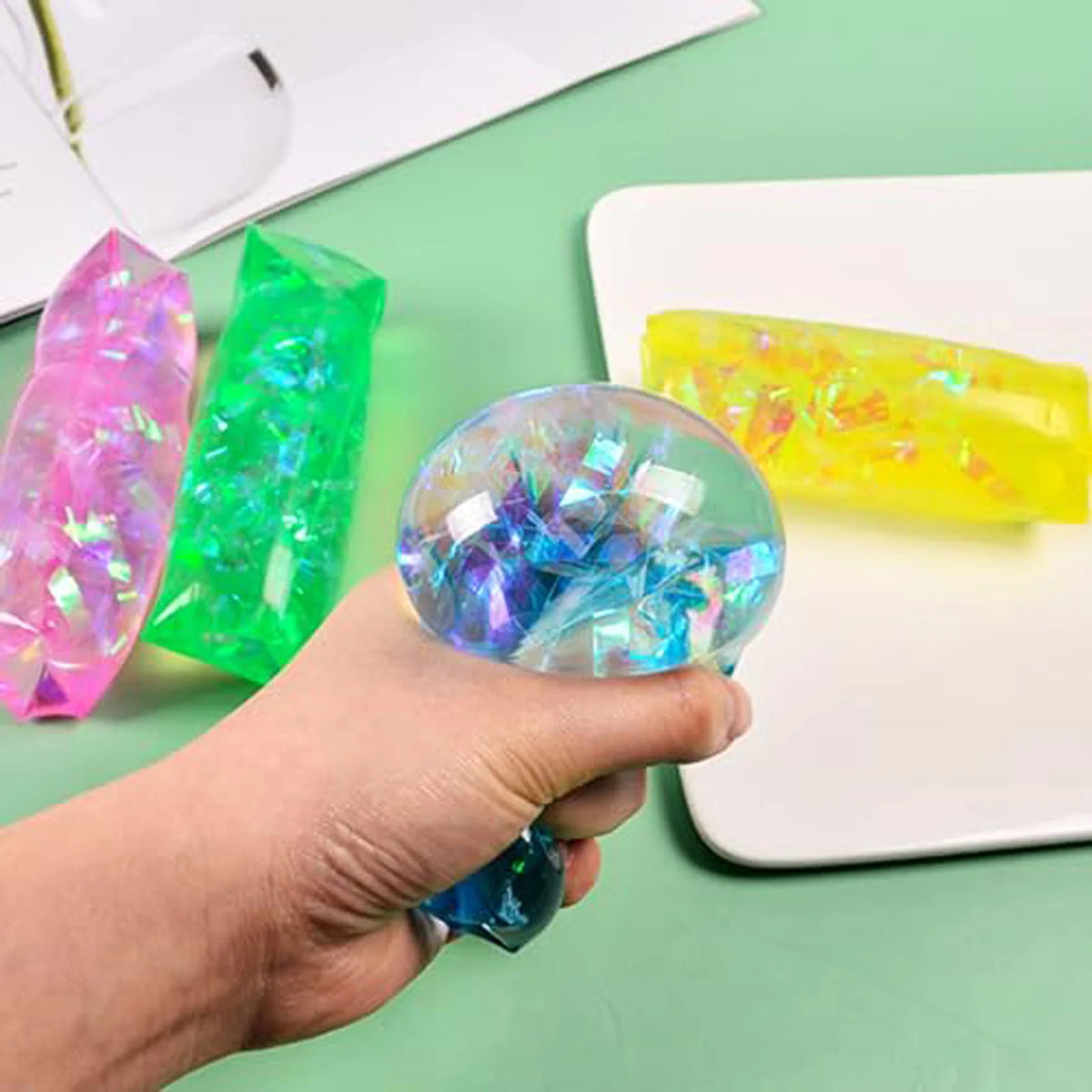 Squishs Aquishy Miniatures Sensory Squish Soothe Fidget Spinners Anxiety and Stress Relief Supplements