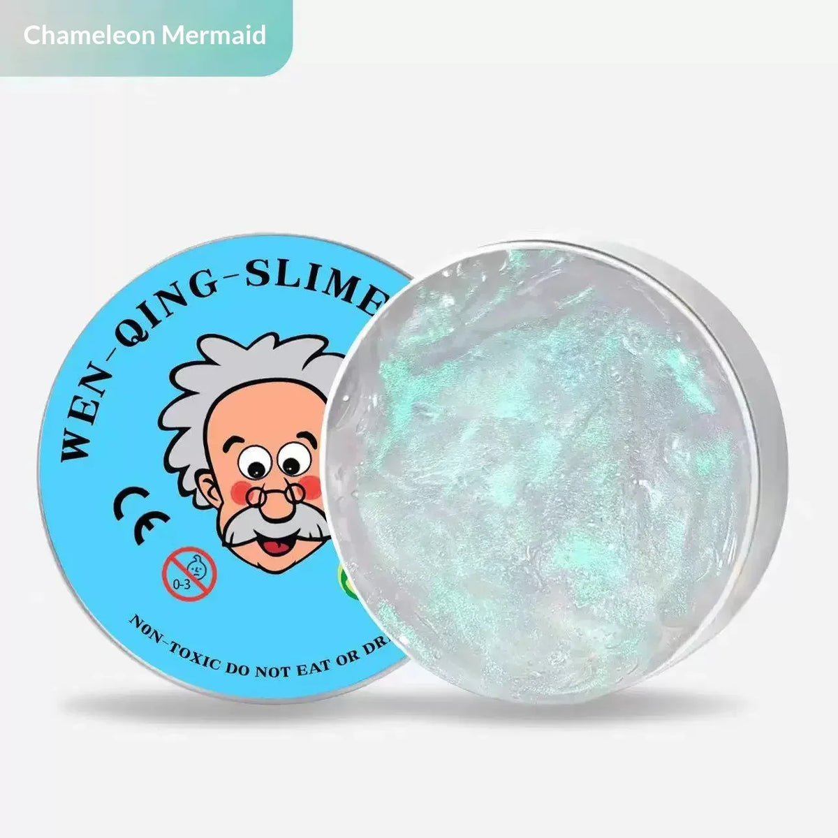 Colorful Liquid Glass Slime Stress Relief Toy, Non-Sticky Crystal Mud, Stress Relief Toy Suitable for Children and Adults Gift