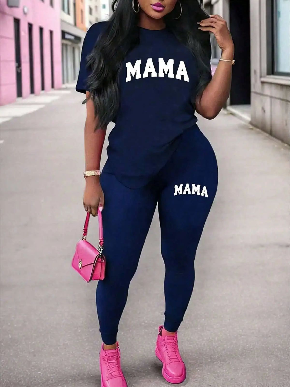 🇫🇷✨ **Paris Chic Tee & Pants Set 🗼💕**